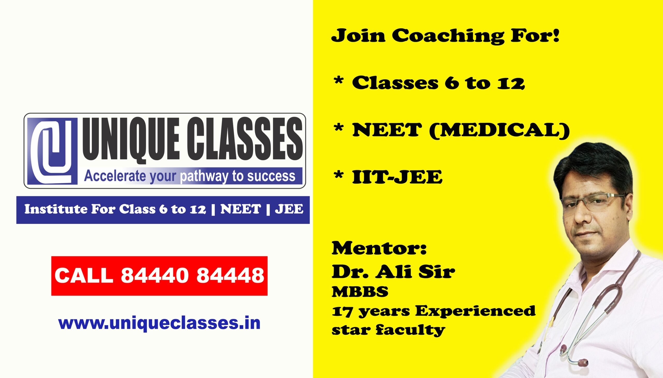 UNIQUECLASSES Institute for class 6 to 12 | NEET | JEE