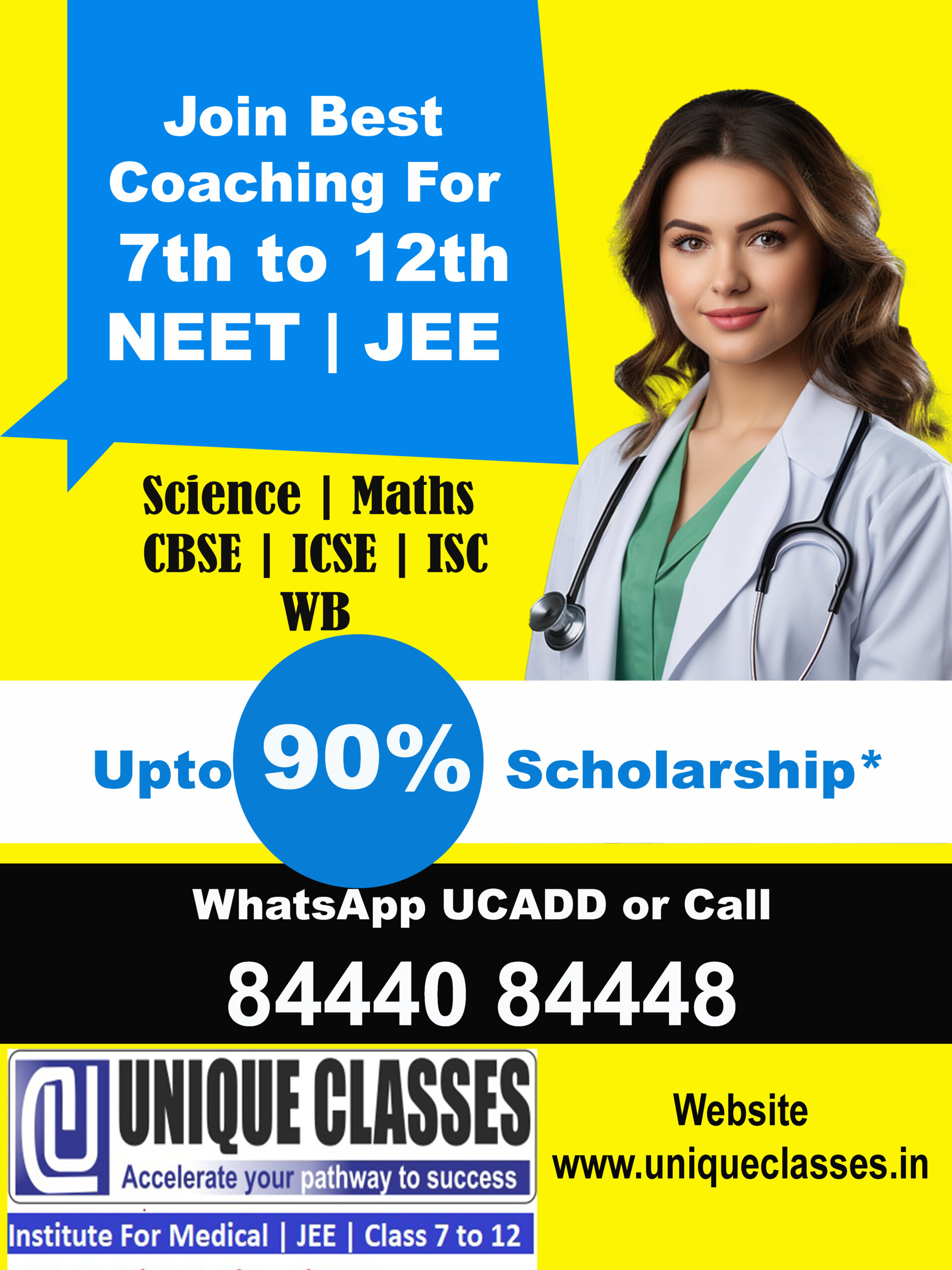 Admission at UNIQUECLASSES class 7 to 12 | NEET JEE Preparation
